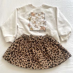 Sweater and skirt set